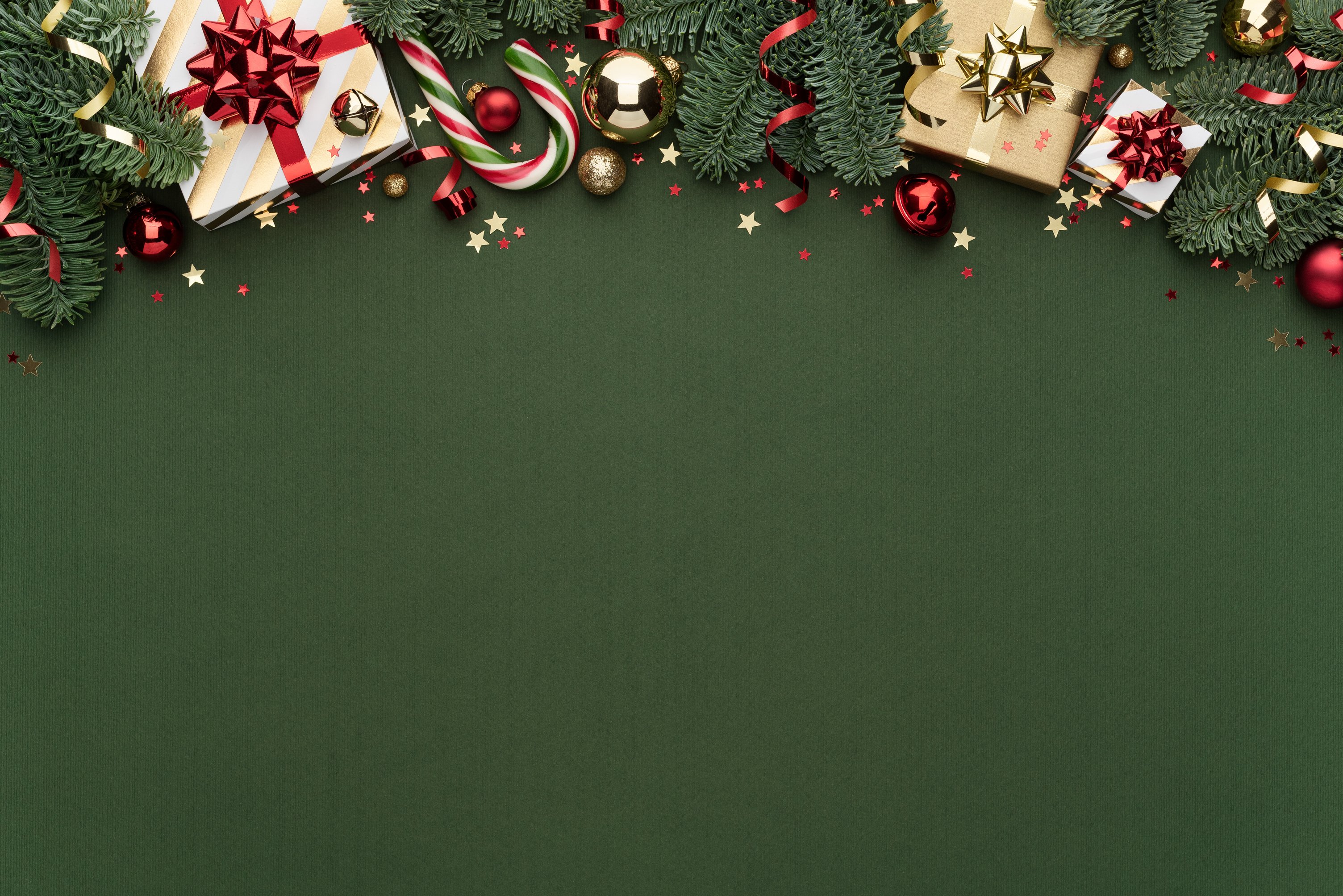 Green Christmas Background