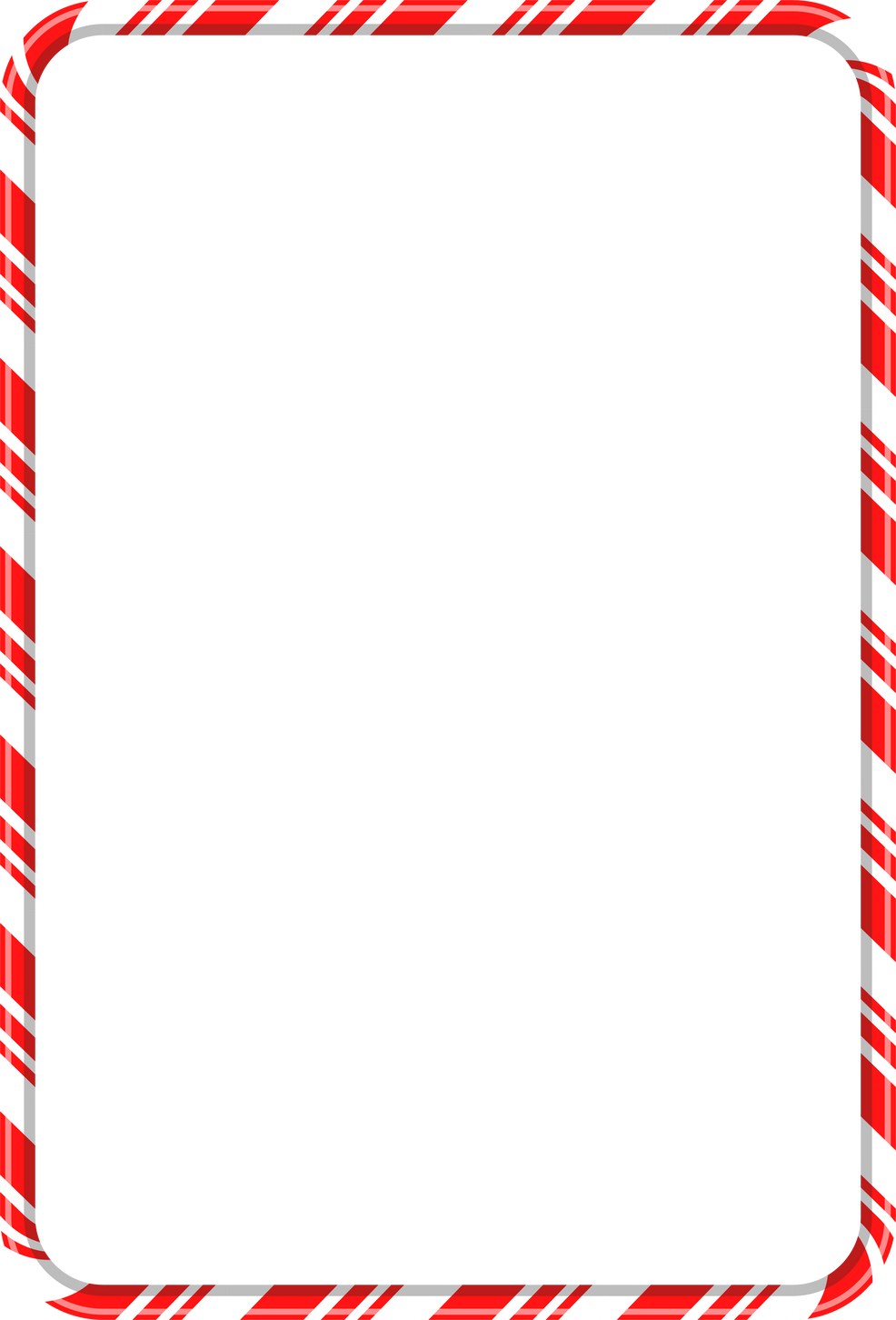 Candy Cane Frame